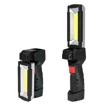 COB LED Multifuncțional Lumina Portabil de Întreținere Lanterna USB de încărcare de Mână Lampa Lanterna Cu Magnet, Cârlig Built-in Baterie