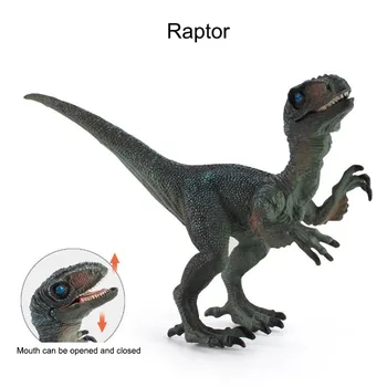 Cognitivă a copiilor Dinozaur Figura Simulare Velociraptor Dilophosaurus Model Desktop Decor Copil Cadou de Ziua de nastere Băiat Jucărie