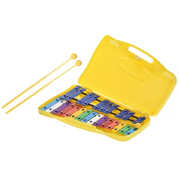 Colorat 25 Note Xilofon, Glockenspiel Percuție Ritmul Muzical Educativ de Predare Instrument de Jucărie pentru copii Copii Copii