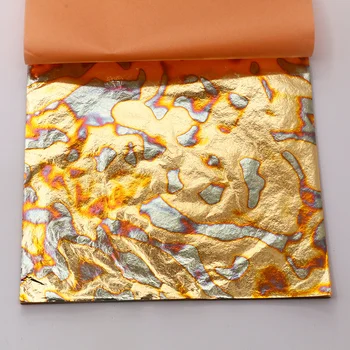 Colorate, Imitatie de foita de Aur ,14X14cm Cupru Frunze pentru Decor Acasă,Arte Meserii 25 Buc/broșură, Ty