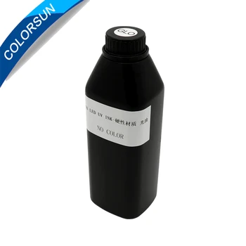 Colorsun 1000ML cu polimerizare UV Lac UV Primer Lichid Pentru Epson Printer UV Flatbed lac pentru telefonul caz sticlă acrilică lemn
