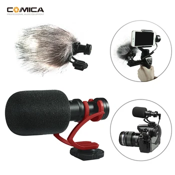 Comica MCV-VM10II VM10 II Microfon cu Condensator Video Microfon Universal pentru DJI OSMO GoPro Smartphone Camera Mirrorless mic