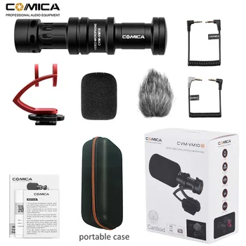 Comica MCV-VM10II VM10 II Microfon cu Condensator Video Microfon Universal pentru DJI OSMO GoPro Smartphone Camera Mirrorless mic