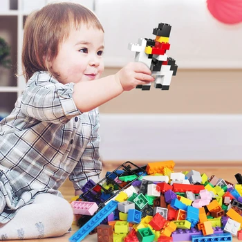 Compatibil Blocurile Orașului DIY Creative Cărămizi Vrac Model Copii Asambla Jucării Compatibil cu Toate Brand de Dimensiuni Mici 250-1500PCS