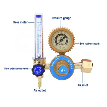 Compresor de aer cu Regulator de Presiune Argon, CO2, Mig Tig Metru Regulator de Presiune Manometru de Sudor Piese de Gaze de Măsurare a Presiunii