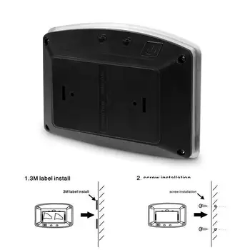 CONDUS de Aluminiu Caz Stick Wireless Senzor de Miscare Activat de Baterii Tranșee de Perete Lumini la fața Locului Hol Lumina de Noapte