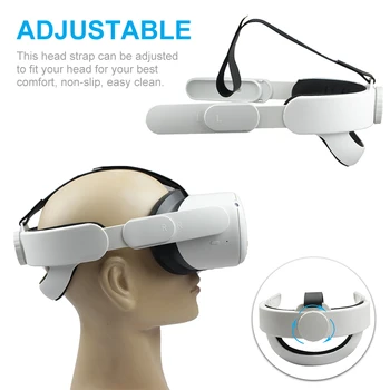 Confortabil Reduce Presiunea de Jocuri Capul Curea Moale Headband set de Căști VR Non Alunecare de Piese de schimb Pad Centura Pentru Oculus Quest 2