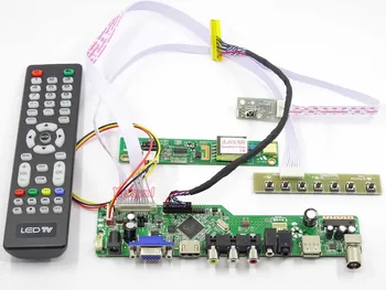 Controler de Bord Kit pentru LP154WX4-TLC9 LP154WX4-TLCA LP154WX4-TLCC TV+HDMI+VGA+AV+USB, LCD, ecran LED Driver de Placa