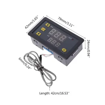 Controler de Temperatura digitale -60degree la 500 de grad K-tip M6 Sonda Termocuplu Senzor Termostat Încorporat