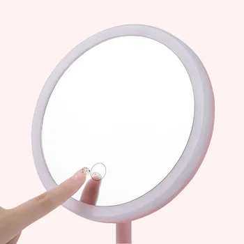 Convenabil Machiaj cu iluminare din spate Oglindă Naturală de Lumină LED-uri Albe Oglinzii de pe parasolar Detașabil de Stocare de Bază 3 Moduri Espelho lustro LD
