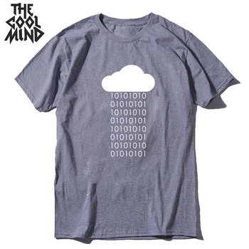COOLMIND bumbac cool internet codul de imprimare bărbați geek tricou casual vrac barbati tricou cool, o-neck t-shirt geek mens tee shirt