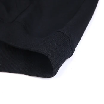 COOLMIND QI0222H calitate de top amestec de bumbac negru rece barbati hanorace casual lână vrac supradimensionate bărbați bluză cu pălărie de sex masculin