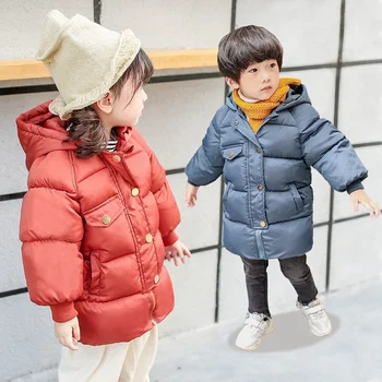 COOTELILI Iarna Parka Copii Jachete Pentru Fete Baieti Cald Gros Copii Îmbrăcăminte Stil Lung pentru Copii Haina pentru Sugari Palton
