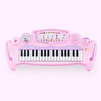 Copii 37 clape Electronice, Pian Tastatură Orgă de Jucărie Set Microfon Muzica Joaca Copii Jucărie de Învățământ Cadou Fierbinte!