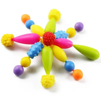 Copii 485PCS Desene animate pline de culoare din Plastic Pop Snap Margele Jucărie DIY Pop Margele Brățară Colier de Luare de Bijuterii Accesorii Ambarcațiuni de Jucărie