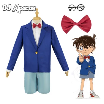 Copii Adulți Conan Edogawa Anime Detectiv Conan Caz Închis Edogawa Konan Cosplay Costum Uniforma Seturi