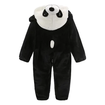 Copii, băieți și fete, haine nou-nascuti 2019 salopeta panda drăguț salopetă cu glugă copilul îmbrăcăminte de iarnă de îmbrăcăminte