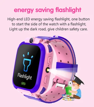 Copii Ceas Inteligent SOS de Telefon Q12 Ceas Smartwatch rezistent la apa Pentru Copii Cu Cartela Sim Foto IP67 Copii Cadouri Pentru IOS Android