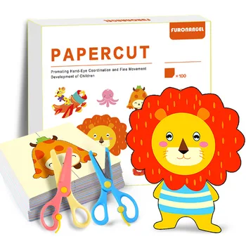 Copii de hârtie-cut grădiniță manual diy materiale de producție copilul de învățământ părinte-copil jucarii creative de 3-6 ani
