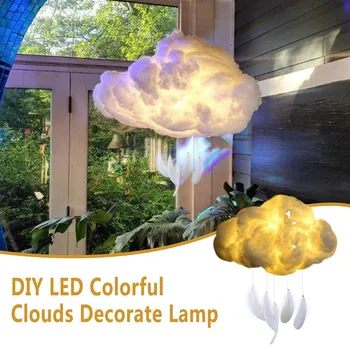 Copii Diy Led-uri Alb Cald Nori Lampă Lumina de Noapte Cloud Creative Handmade Pentru Decor Nunta Lumini de Noapte #CN
