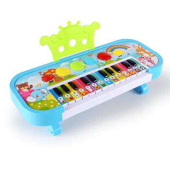Copii Educative pentru Copii Mini Pian Muzical de Jucarie Multifunctionala 24-cheie Bomboane Copii Sugari Orgă Electronică, Pian Cadou de Ziua de nastere