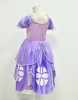 Copii Fete Copii Violet Sofia Intai Printesa Costume Cosplay Dress