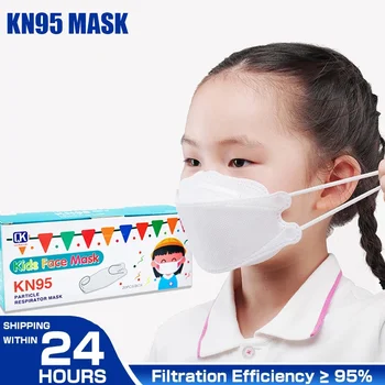 Copii FFP2 KN95 Mască Filtru Respiratorie Măști de Praf Mascarillas de Protecție Gura Capac Copil Pm2.5 Pește Non-Țesute Masque