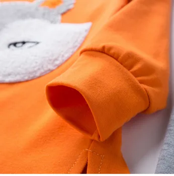 Copii Haine Set de 4-12Y 2019 primăvară Copii Fete Haine Fox Model tricou+Pantaloni Sport Fete Costum Adolescenta Grils Îmbrăcăminte