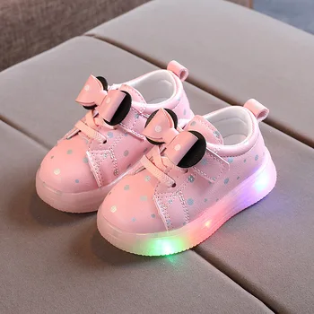 Copii Luminoase Pantofi Casual CONDUS Adidasi Cu Lumini Fata Formatori de Primăvară Băieți Moale Pantofi de Sport Copil Copil Copil Adidași