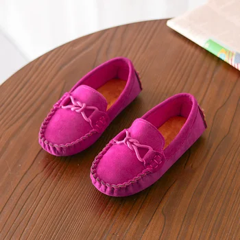 Copii Mocasini Toc Plat Aluneca Pe Copil Pantofi Casual pentru Baieti Fete BM88