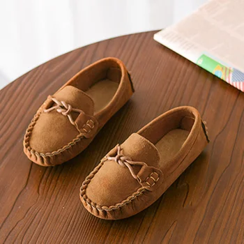 Copii Mocasini Toc Plat Aluneca Pe Copil Pantofi Casual pentru Baieti Fete BM88