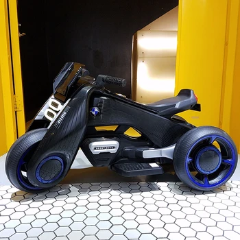 Copii Motocicleta Electrica dual drive Tricicleta 1-7 Încărcare Mașină de Jucărie poate merge pe
