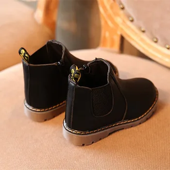 Copii Pantofi Cald Iarna din Piele PU Impermeabil Copii Cizme Brand Băiatul Copii Cizme de Cauciuc Fete pentru Copii Cizme de Zapada