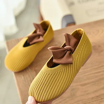 Copii Pantofi Fete Adidași Pantofi Arc De Design Unic Pantofii De Vara Toamna Superficial Gura Pantofi Fete Cu Fund Moale Pantofi