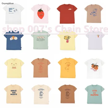 Copii T Shirt 2020 TAO Brand Nou de Primavara-Vara Fete Baieti Desene animate de Imprimare Tricouri Copii din Bumbac Topuri de Moda Teuri Haine