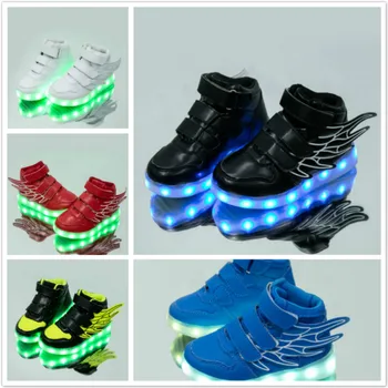 Copiii Adidași Stralucitoare Copil Led iluminat Pantofi Fete Baieti Tenis Cu Lumini de Încărcare USB Pantofi Simulare cu Led-uri Luminoase Adidași
