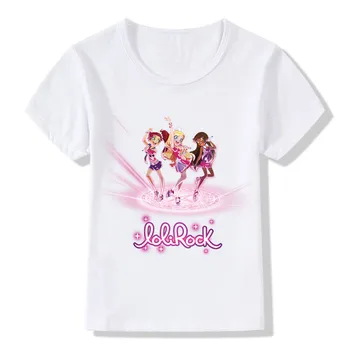 Copiii LoliRock Fată Magică Amuzant tricou Baieti Fete Anime Grozav Topuri tricou Copii Haine