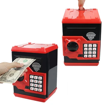 Copiii Parola Electronice pusculita Mini ATM Economisirea de Bani Monedă Caseta de Jucărie Cadou Componente Electronice Plastic pusculita Jucărie