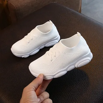 Copil nou Adidasi 2020 Moda pentru Copii Pantofi Plat pentru Copii Fete Pantofi Stretch ochiurilor de Plasă Respirabil Sport Pantofi de Funcționare