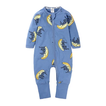 Copil nou-născut Haine Băiat Copil Romper Maneca Lunga Floare de Imprimare Fetita Salopetă Salopeta Pijama de Îmbrăcăminte pentru Copii BR107