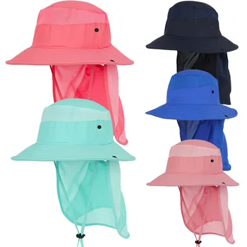 Copil Pălărie de Soare de Vară Copil Capac pentru Copii în aer liber Reglabil Pălărie Anti UV de Protecție de Călătorie Plaja Capace Copii, Băiat, Fată Capac Copil Pălării