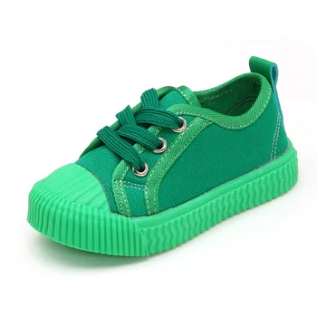 Copilul Băieți Fete Bomboane Culori Adidasi Casual Pantofi Pentru Copii Panza Verde Galben Portocaliu Plat Cu Adidas Pantofi Noi De Primăvară