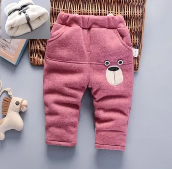 Copilul de iarnă pantaloni pentru fete pantaloni cald copilul se Ingroase cald Jambiere pantaloni pentru fete nou-născut pantaloni sport