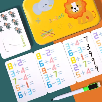 Copilul Digital Cognitive Iluminare de Calcul Matematică de Învățare Timpurie Carte de Joc de Creier Matematica Jucarii educative