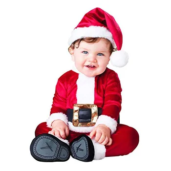 Copilul Nou-Născut De Crăciun Cosplay Moș Crăciun Costume De Anul Nou Elf Petrecere Copii Băieți Fete Salopetă De Îmbrăcăminte