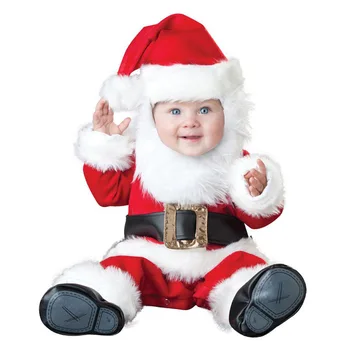 Copilul Nou-Născut De Crăciun Cosplay Moș Crăciun Costume De Anul Nou Elf Petrecere Copii Băieți Fete Salopetă De Îmbrăcăminte