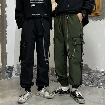 Coreea de talie mare pentru femei glezna-lungime imbracaminte pantaloni femei hip hop stil casual pantaloni elevii cuplu largi de trening