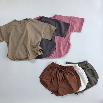 Coreea de Îmbrăcăminte pentru Copii de Vară 2020 Noi pentru Copii de Culoare Solidă Talie pentru Copii pantaloni Scurți Casual Multi-Culoare coreean Pantaloni Fierbinte