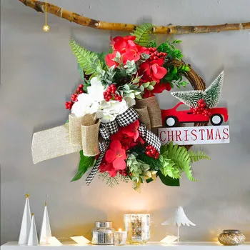 Coroană de crăciun Ușa Flori de Vacanță Ușa din Față Agățat Decoratiuni Creative de Crăciun Agățat Decor decoracion hogar