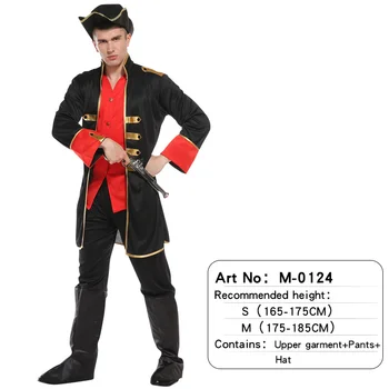 Cosplay Pirat și pălărie cosplay multi-culoare costume dress up pentru femei adulte și bărbați costume pentru carnaval de Crăciun petrecere
